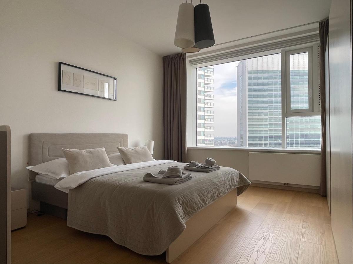 Sag Panorama Apartment 3 Rooms 19Th Floor Great View Free Parking Μπρατισλάβα Εξωτερικό φωτογραφία